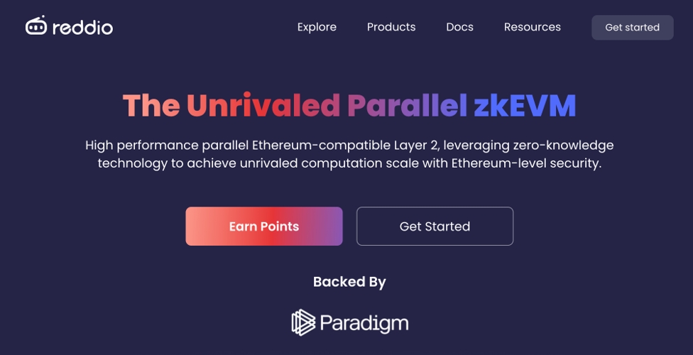Paradigm 看重的 EVM L2 Reddio 有何亮点？