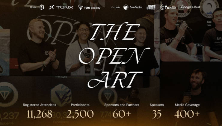 Blum、TONX、TON Society主办「The Open Art」吸引破万人参与，成Token2049周最大盛事
