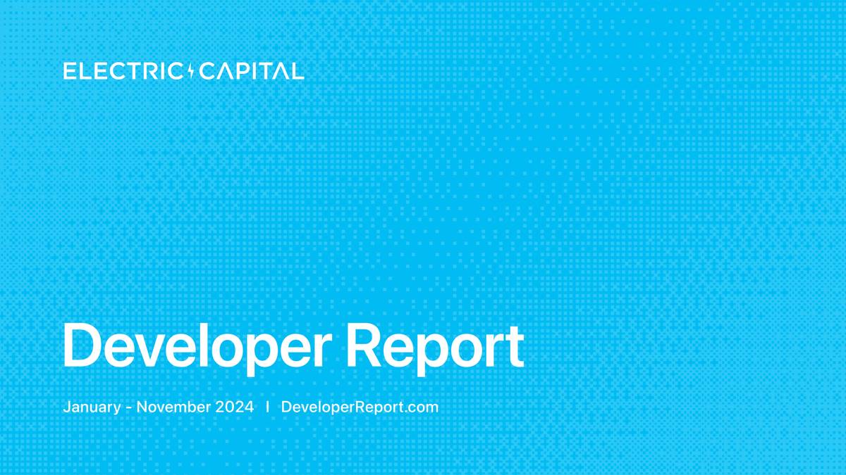2024 加密报告：公链、L2、DeFi、NFT 与开发者全景数据