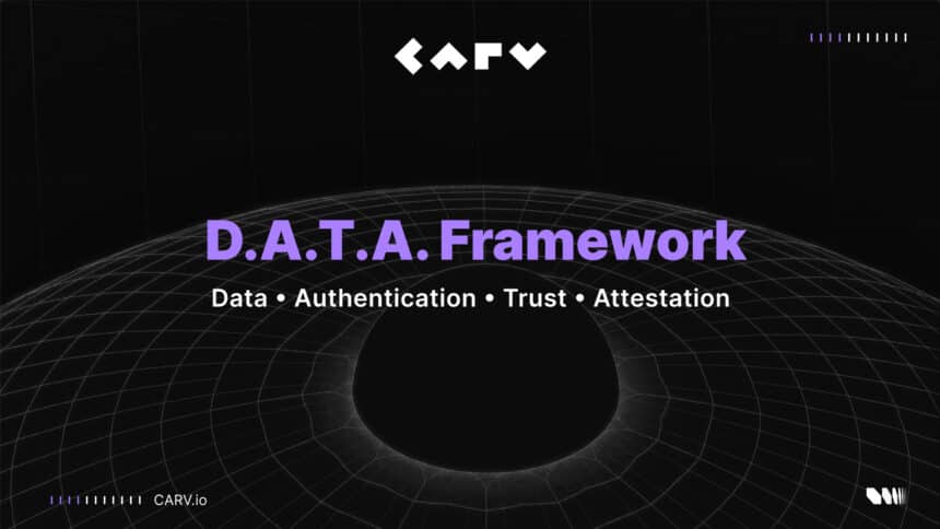CARV 发布 D.A.T.A 框架：打造 AI Agent 的跨链数据基础设施