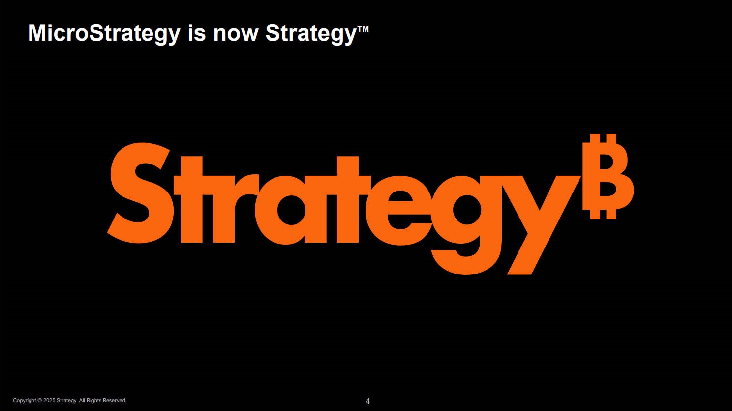 MicroStrategy 更名为“Strategy”,Q4 比特币持有量几乎翻番,想做比特币“智能杠杆”