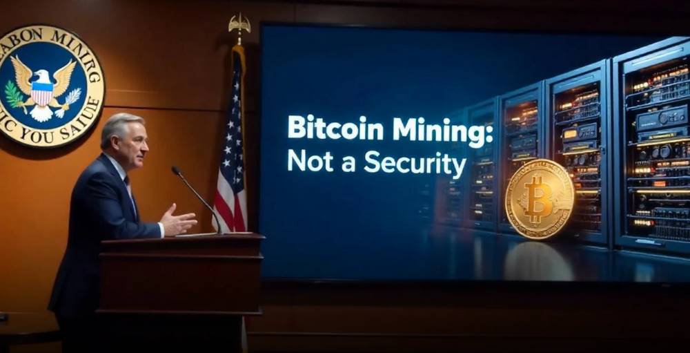 美国 SEC 定性“POW 挖矿行为”：不属于证券活动