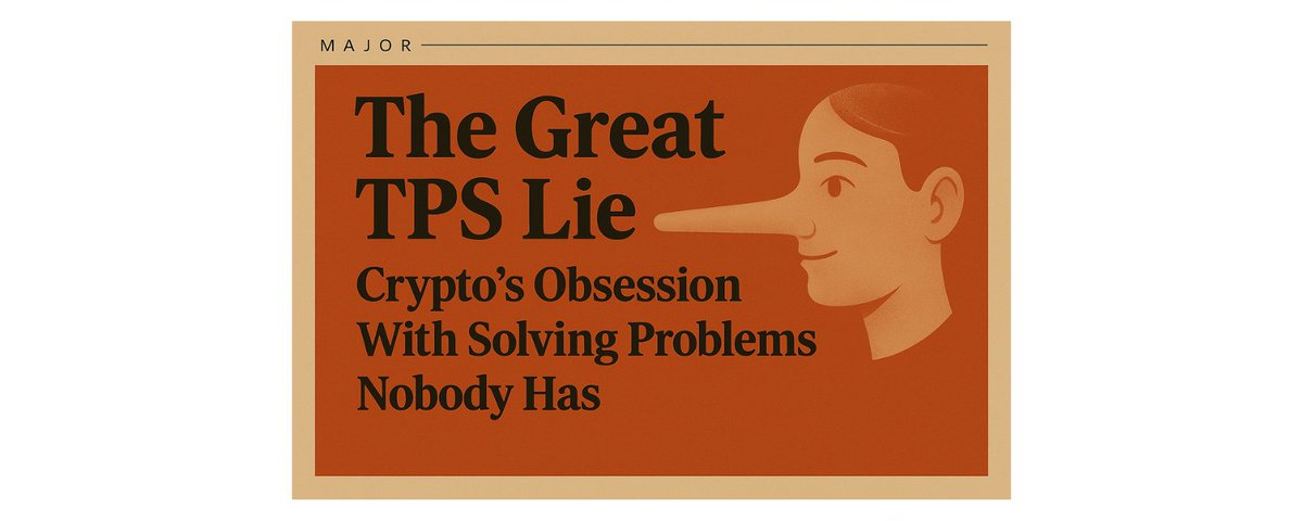 Crypto 行业的 TPS 骗局