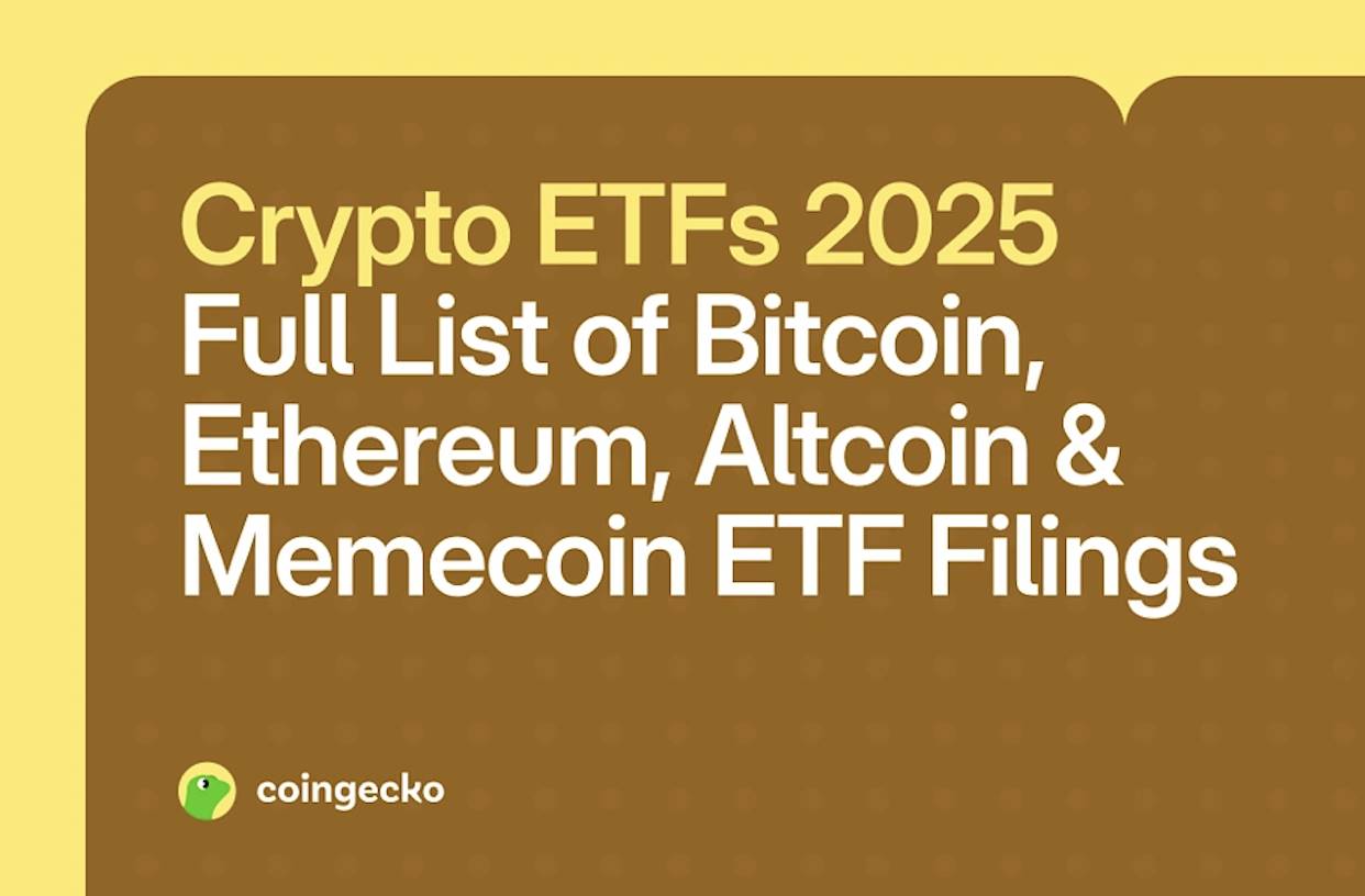 山寨 ETF 热潮现状:详览 2025 年加密 ETF 申请