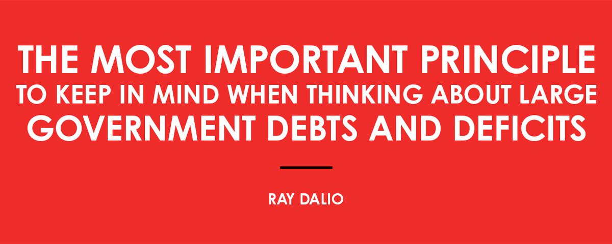 桥水基金创始人:思考巨额政府债务和赤字时最重要的原则