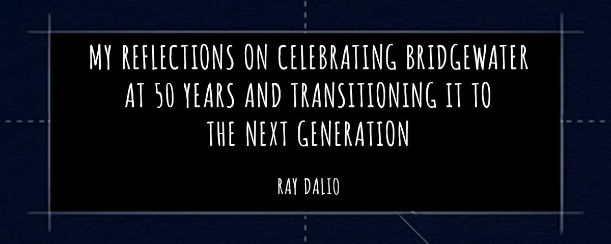 76 岁达利欧告别桥水基金,临别反思:痛苦+反思=进步