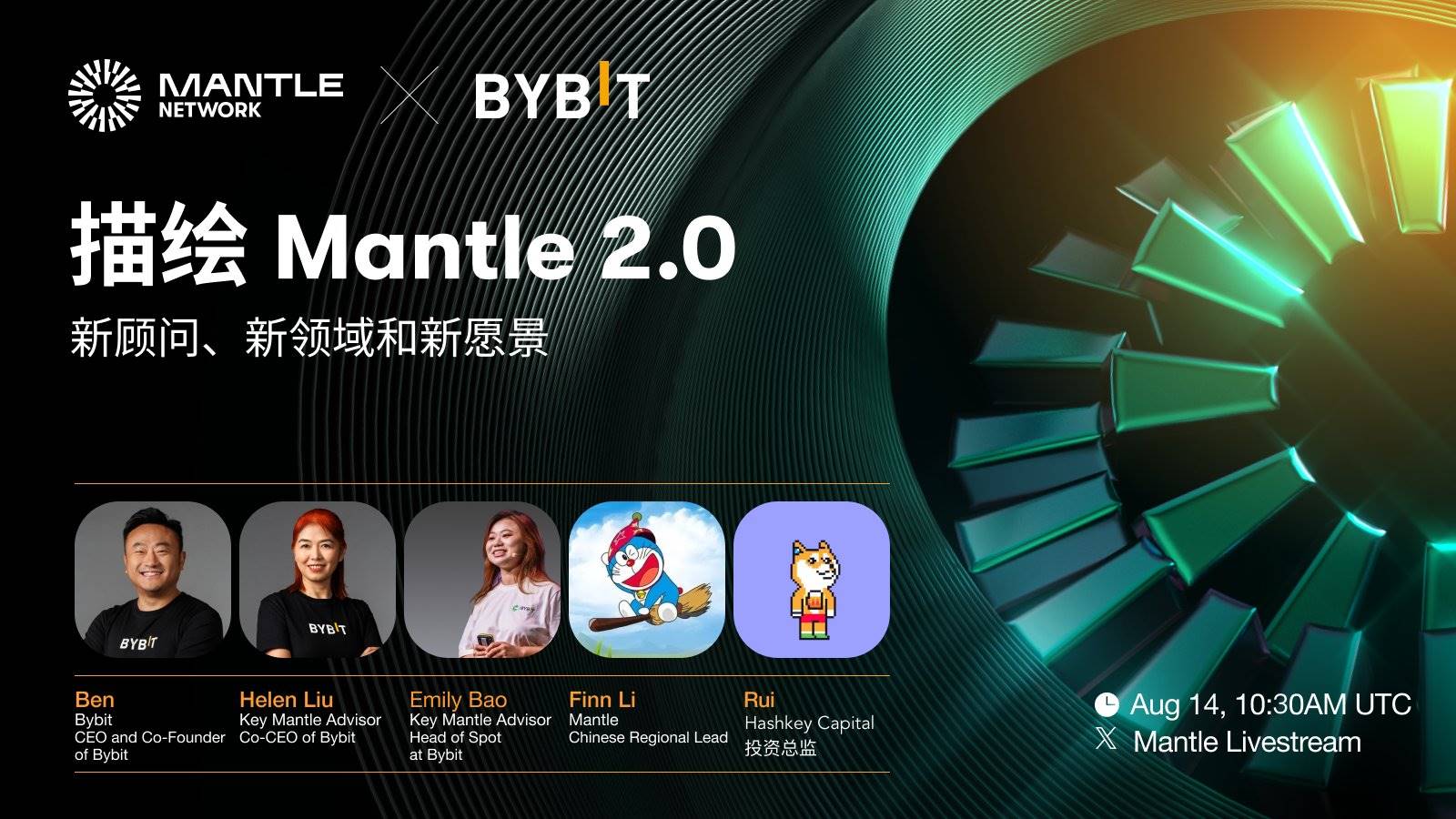 Bybit x Mantle 直播回顾｜披露 Mantle 2.0 愿景：新顾问、新领域和新愿景