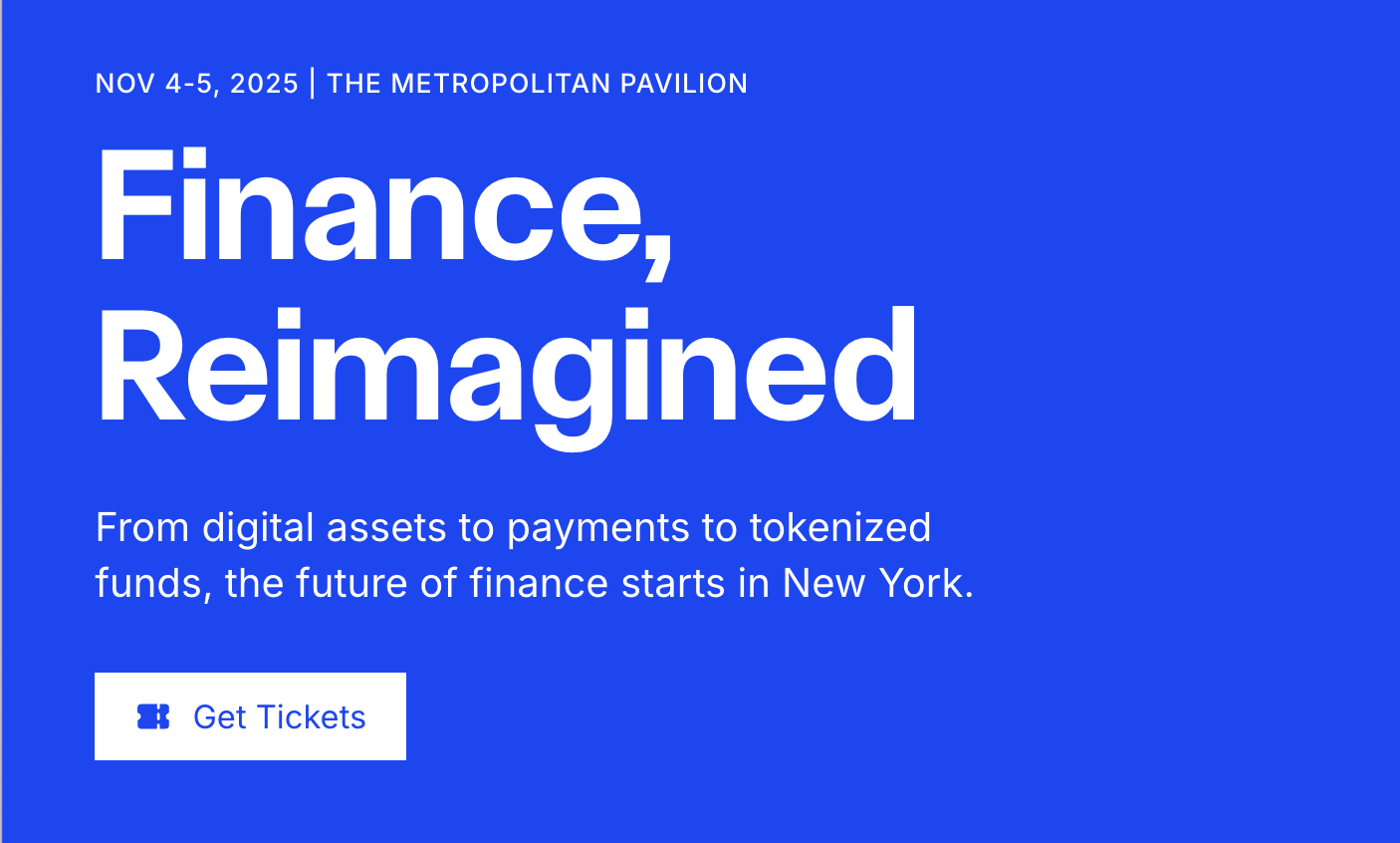 附直播链接:Chainlink 年度旗舰盛会 SmartCon 2025 将于 11 月 4 日在纽约拉开序幕