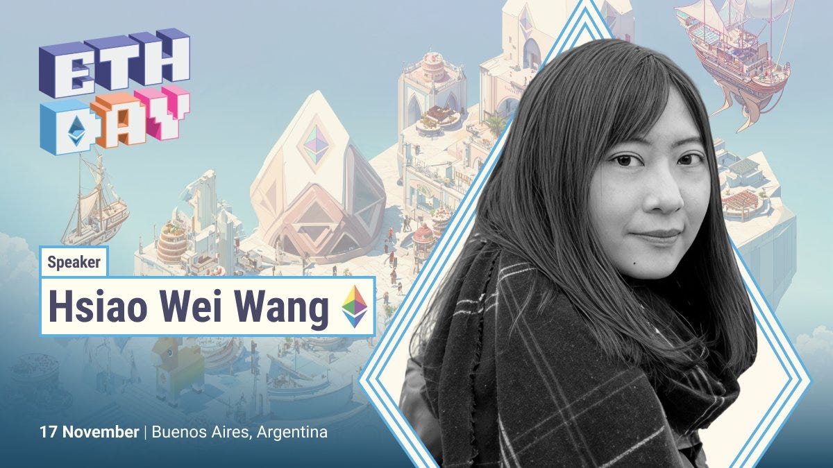 以太坊基金会联合执行董事 Hsiao-Wei Wang：以太坊是一架梯子，我们会一起往上爬